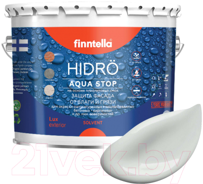 Краска Finntella Hidro Delfiini / F-14-1-3-FL049 (2.7л, светло-серый)