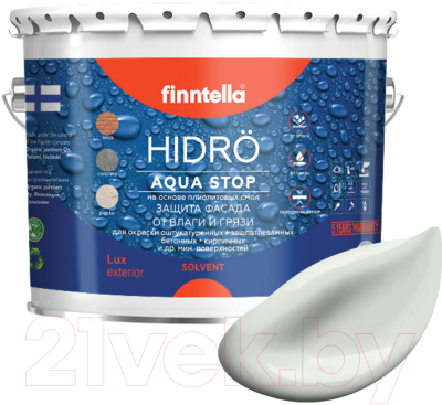 Краска Finntella Hidro Marmori / F-14-1-3-FL056 (2.7л, светло-серый)