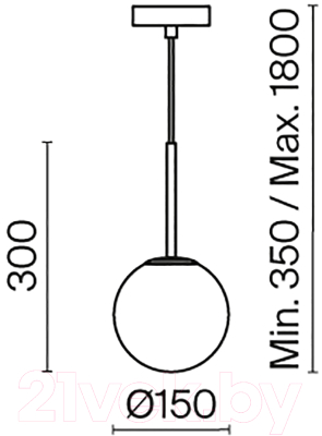 Потолочный светильник Maytoni Basic form MOD321PL-01W