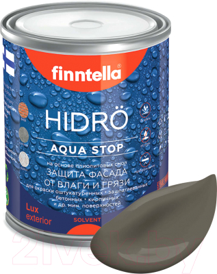 Краска Finntella Hidro Taupe / F-14-1-1-FL079 (900мл, серо-коричневый)