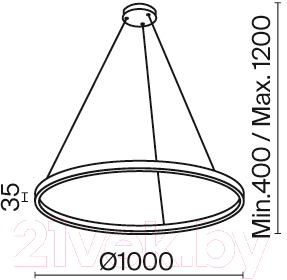 Потолочный светильник Maytoni Rim MOD058PL-L54W3K