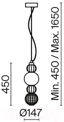 Потолочный светильник Maytoni Collar P069PL-L17G3K