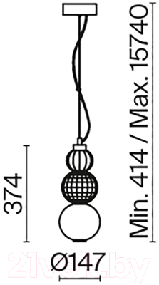 Потолочный светильник Maytoni Collar P069PL-L16G3K