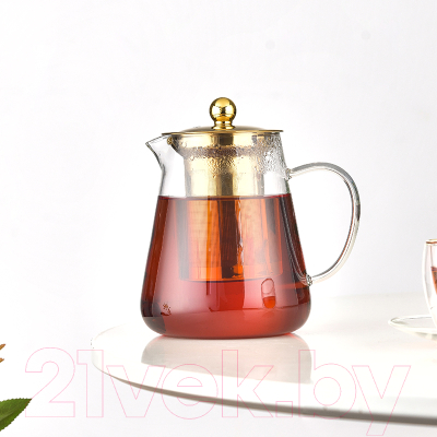 Заварочный чайник Makkua Teapot Exquisite Gold TEG900