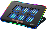 Подставка для ноутбука Evolution LCS-03 RGB с активным охлаждением - 