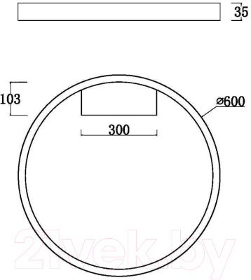 Потолочный светильник Maytoni Rim MOD058CL-L35BS3K