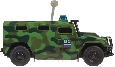 Автомобиль игрушечный Технопарк АМН ВПК-233114 Военный / TIGRBLACK-22PLMIL-GN