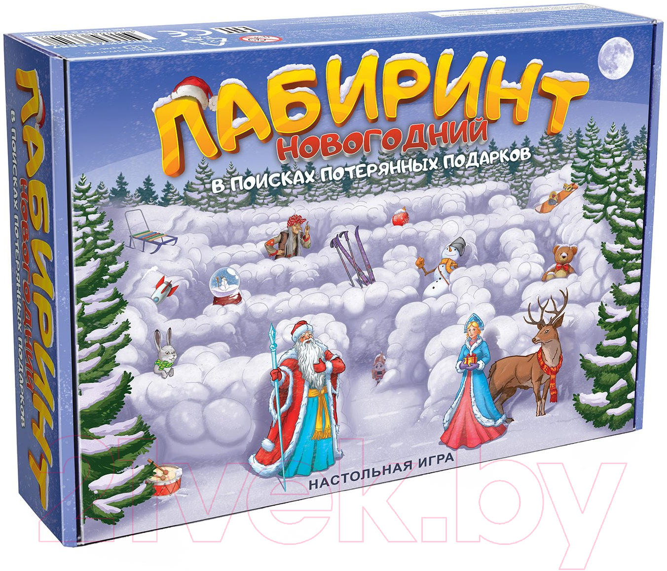 Настольная игра Нескучные игры Лабиринт Новогодний / 8587