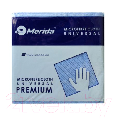 Салфетка хозяйственная Merida SRL012 Премиум микрофибра (синий)