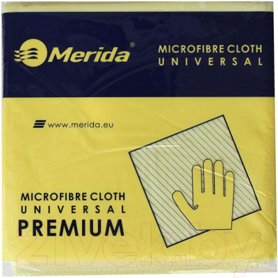 Салфетка хозяйственная Merida SRL015 Премиум микрофибра (желтый)