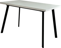Обеденный стол M-City Фин 120 / 464M05344 (белый/черный) - 