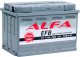 Автомобильный аккумулятор ALFA battery EFB 77 R (77 А/ч) - 