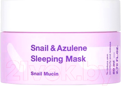 Маска для лица гелевая TIAM Snail & Azulene Sleeping Mask Ночная (80мл)