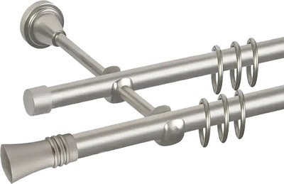 

Карниз для штор, Prime D16Г/16Г + наконечники Арига