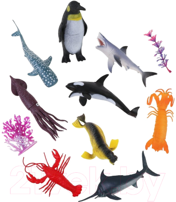 Набор фигурок игровых Наша игрушка Морские животные / HY666-3