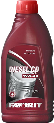 Моторное масло Favorit Diesel CD 15W40 CD/SF / 97800 (1л)