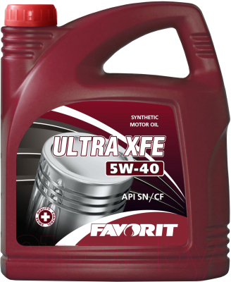 Моторное масло Favorit Favorit Ultra XFE 5W40 API SN/CF / 99735 (5л)