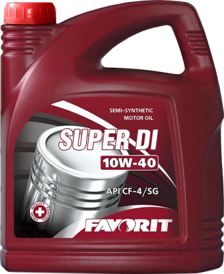Моторное масло Favorit Super DI 10W40 API CF-4/SG / 99738 (5л)