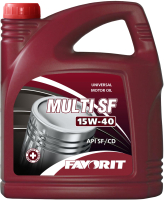 Моторное масло Favorit Multi SF 15W40 API SF/CD / 99898 (5л) - 