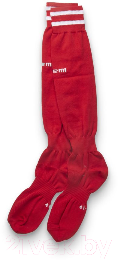 Гетры футбольные Atemi ASSK-001SS23-RED (р.41-43, красный) — фото 2