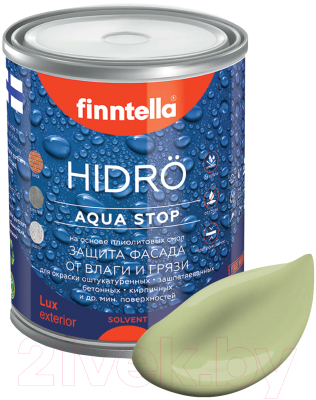 Краска Finntella Hidro Vihrea Tee / F-14-1-1-FL033 (900мл, пастельно-зеленый)