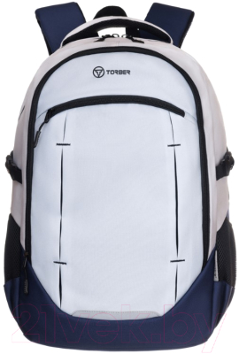 Школьный рюкзак Torber Class X / T9355-23-Gr (серый/синий)