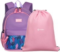 Школьный рюкзак Torber Class X Mini / T1801-23-Lil (сиреневый/розовый) - 