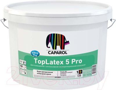 Краска Caparol TopLatex 5 Pro База 3 (9.4л)