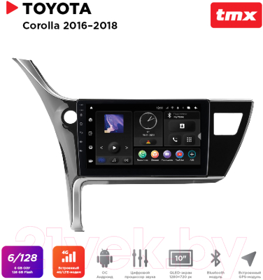 Бездисковая автомагнитола Incar TMX-2242-6