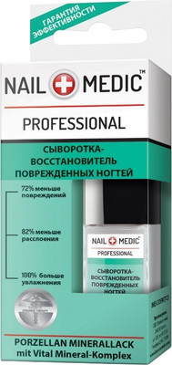 Сыворотка для ногтей Ines Nail Medic Сыворотка восстанавливающая для поврежденных ногтей (10мл) -