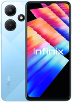 Смартфон Infinix Hot 30i 4GB/128GB / X669D (глянцево-голубой) - 