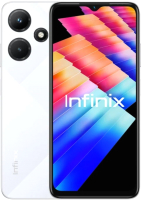 Смартфон Infinix Hot 30i 4GB/128GB / X669D (кристально-белый) - 