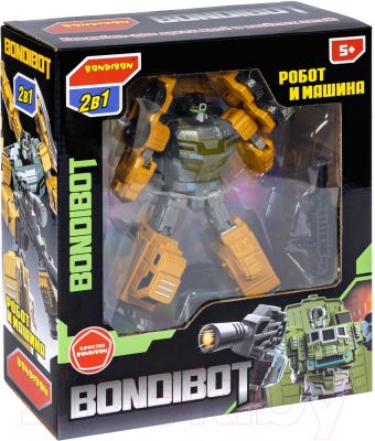 Робот-трансформер Bondibon Bondibot Автокран / ВВ6056 (оранжевый)