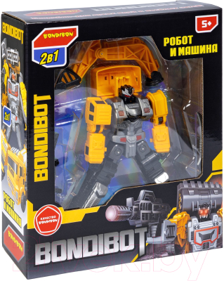 Робот-трансформер Bondibon Bondibot Экскаватор / ВВ6048 (желтый)