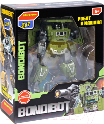 Робот-трансформер Bondibon Bondibot Самосвал / ВВ6052 (зеленый)