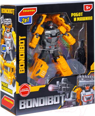 Робот-трансформер Bondibon Bondibot Автокран / ВВ6050 (желтый)