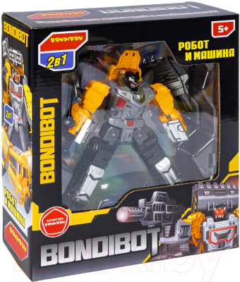 Робот-трансформер Bondibon Bondibot Бульдозер / ВВ6047 (желтый)
