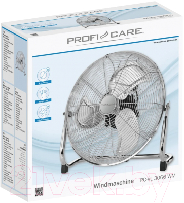 Вентилятор ProfiCare PC-VL 3066 WM (нержавеющая сталь)