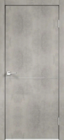 Дверь межкомнатная Velldoris Экошпон Techno Н1 70x200 (муар светло-серый) - 