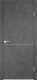 Дверь межкомнатная Velldoris Экошпон Techno Н1 60x200 (муар темно-серый) - 