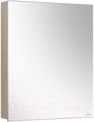 Шкаф с зеркалом для ванной Belux Стокгольм ВШ 40 (183, акация лэйкленд светлая)