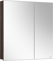 Шкаф с зеркалом для ванной Belux Стокгольм ВШ 70 (194, орех карини натуральный) - 