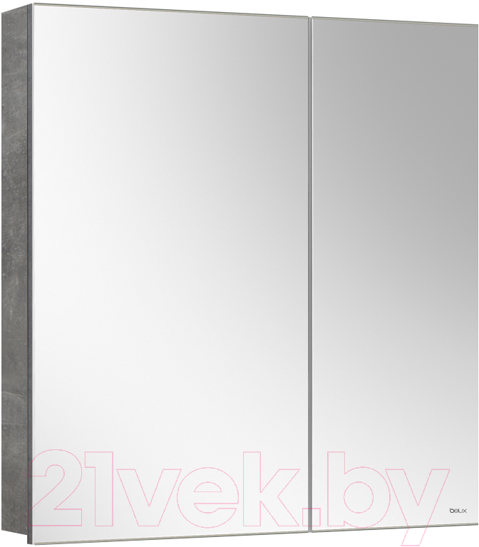 Шкаф с зеркалом для ванной Belux Стокгольм ВШ 70