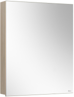 Шкаф с зеркалом для ванной Belux Стокгольм ВШ 60 (183, акация лэйкленд светлая) - 