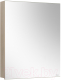 Шкаф с зеркалом для ванной Belux Стокгольм ВШ 60 (183, акация лэйкленд светлая) - 