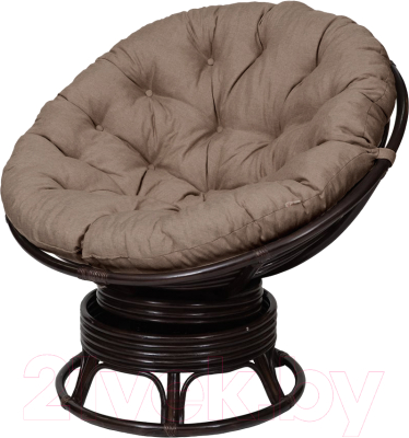 Изображение товара Кресло садовое Мир Ротанга Papasan 23/01В (шоколад/коричневый)