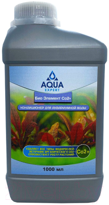 Средство для ухода за водой аквариума Aqua Expert Био Элемент СО2+ (1л)