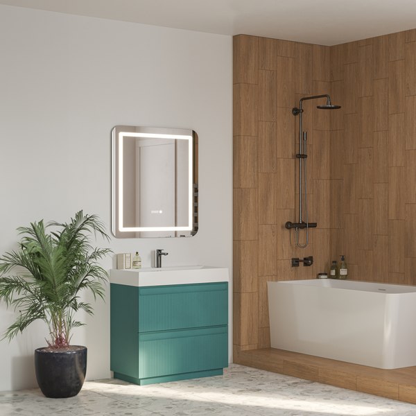 Купить Зеркало Belux Стокгольм В 80x90  