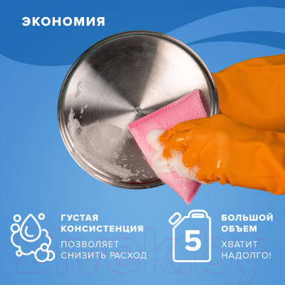 Средство для мытья посуды Laima Professional Яблоко (5л)