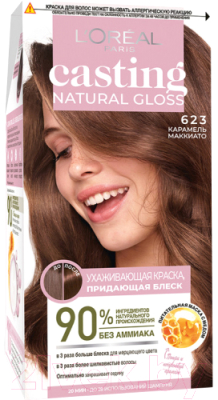 Крем-краска для волос L'Oreal Paris Casting Natural Gloss 623 (карамель маккиато)